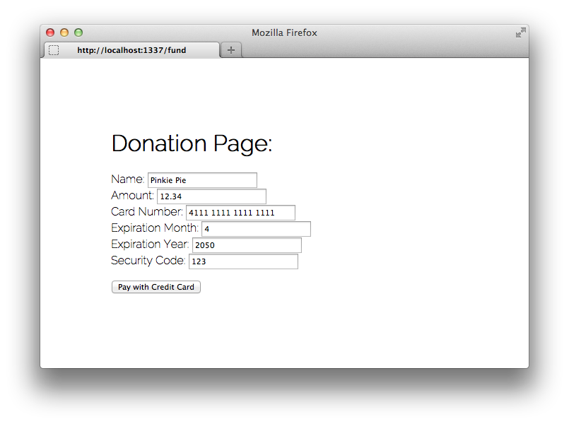 Funding Form 1