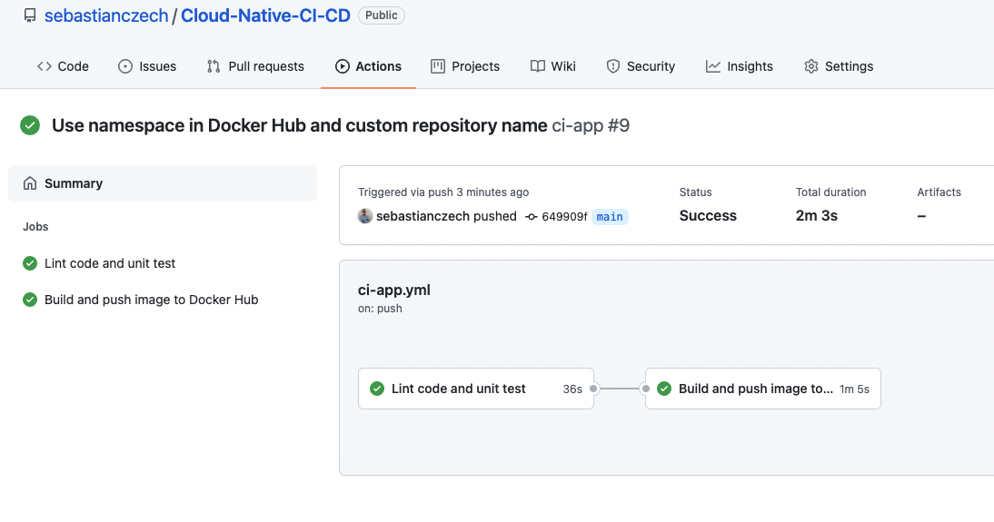 GitHub actions