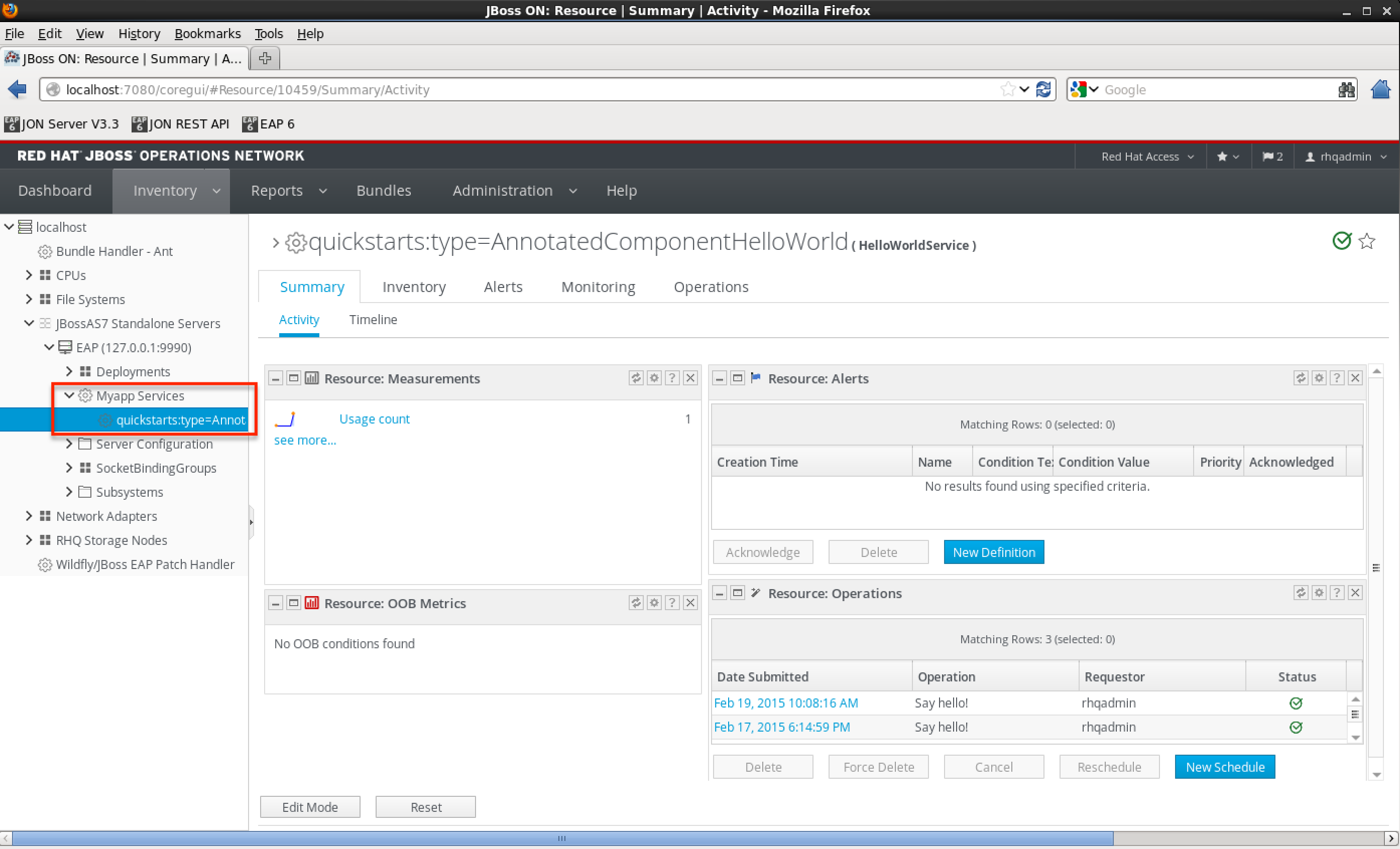 1. Custom MBean overview