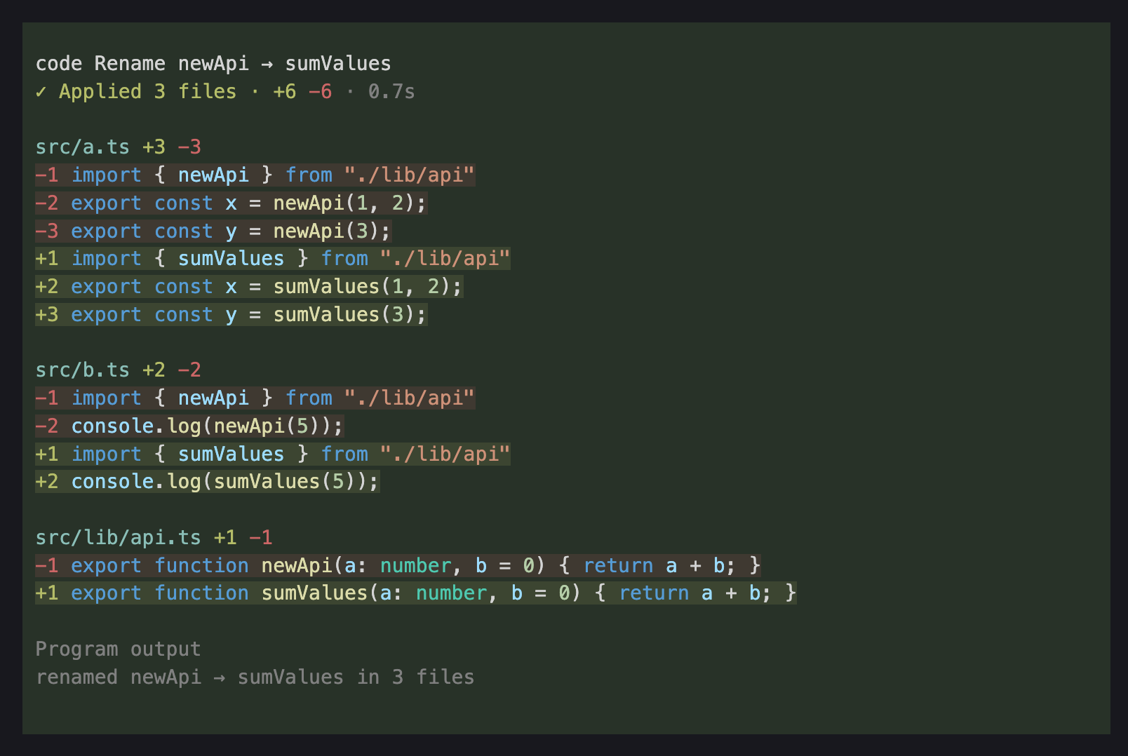 A code call in Pi
|
|
3
|
+
![A code call in Pi