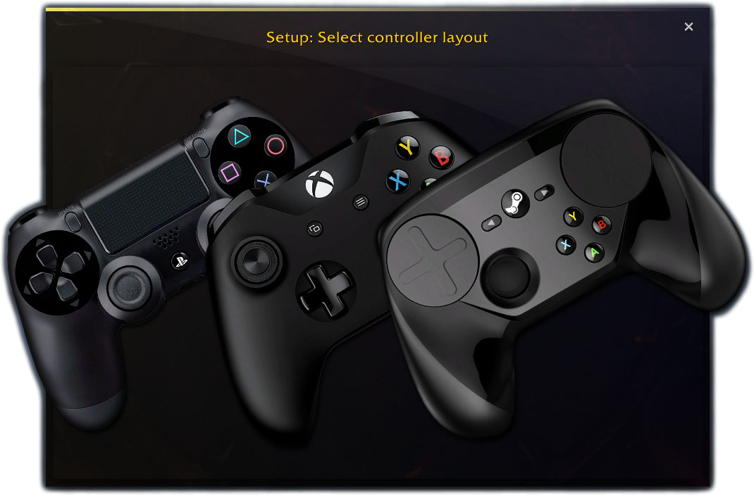 controller select screen