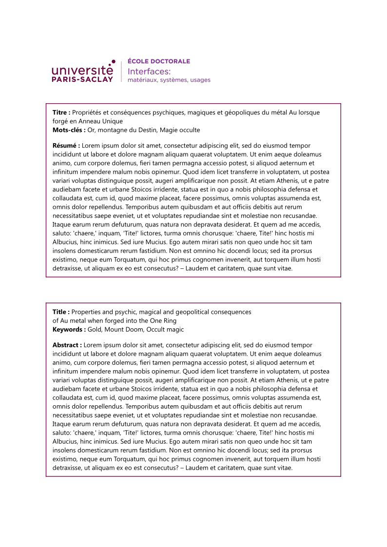 page 2 of an example thesis based on this template