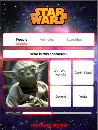 Star Wars Quiz iPad screenshot