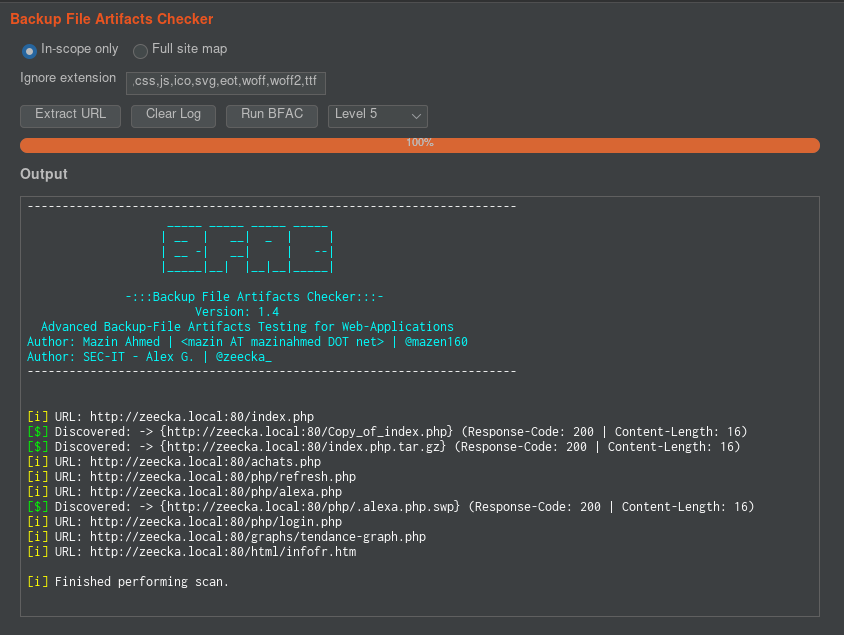 BFAC Console