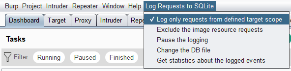 Scope Option Menu