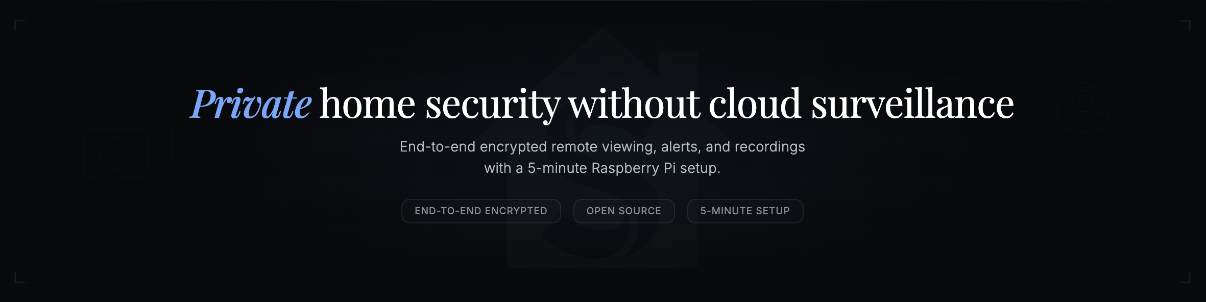 Private Heimüberwachung ohne Überwachung durch die Cloud