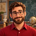 Illustrated portrait of Clay Shumate