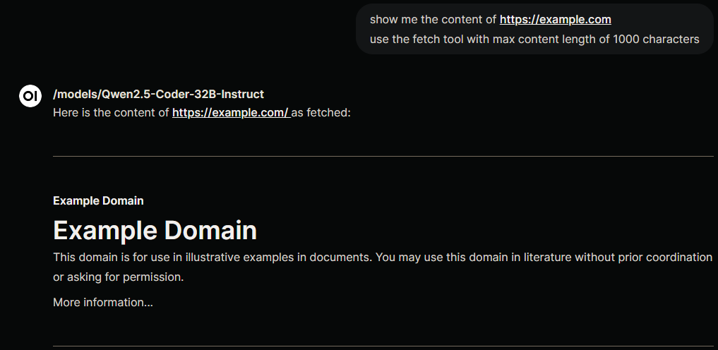 open web ui example