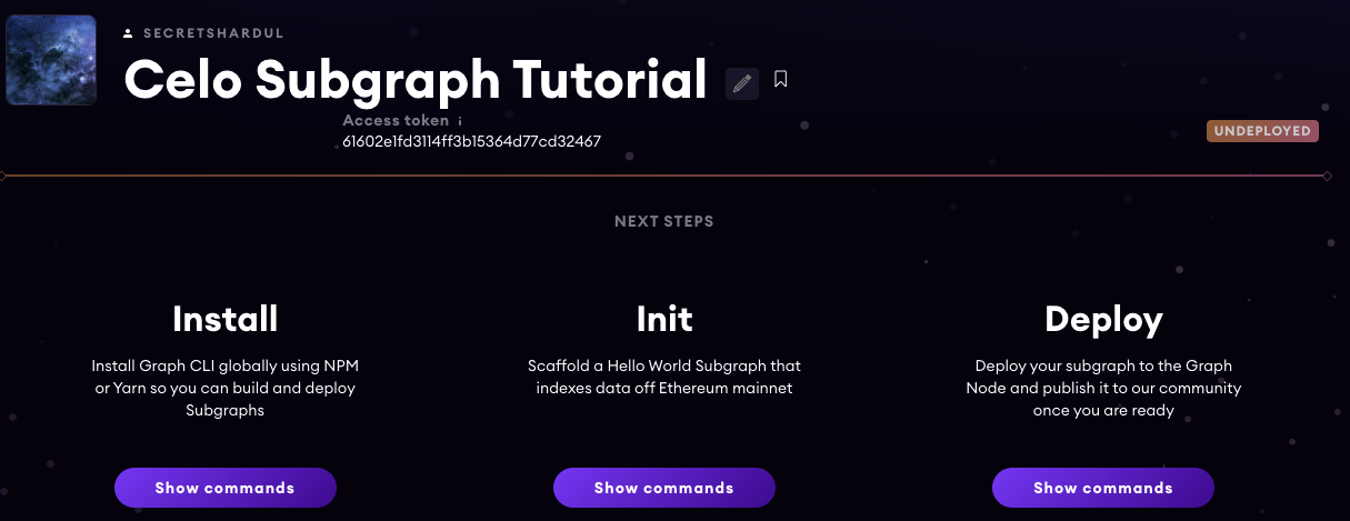 Create subgraph