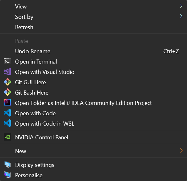 Open with Code in WSL