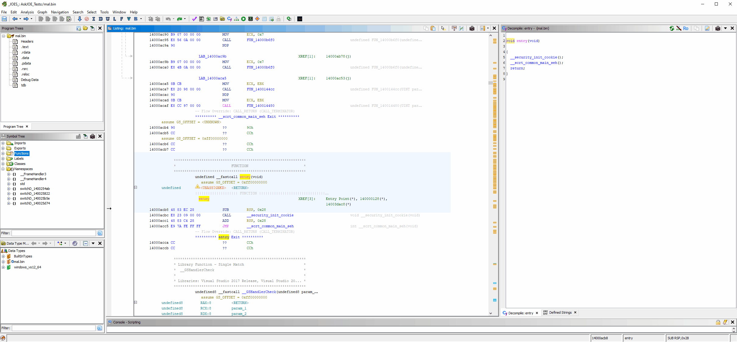 AskJOE 3.0 mini walkthrough