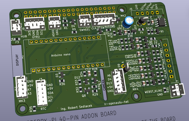 Lr hudiy rpi hat, from the project README