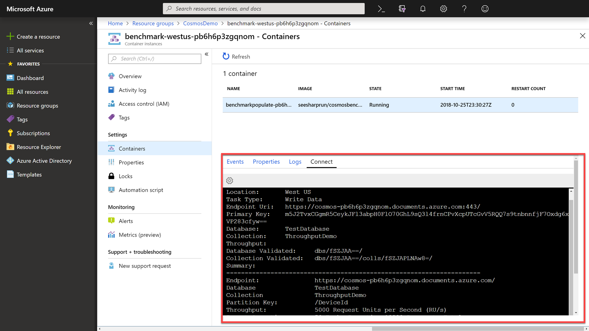 Run Script in Container