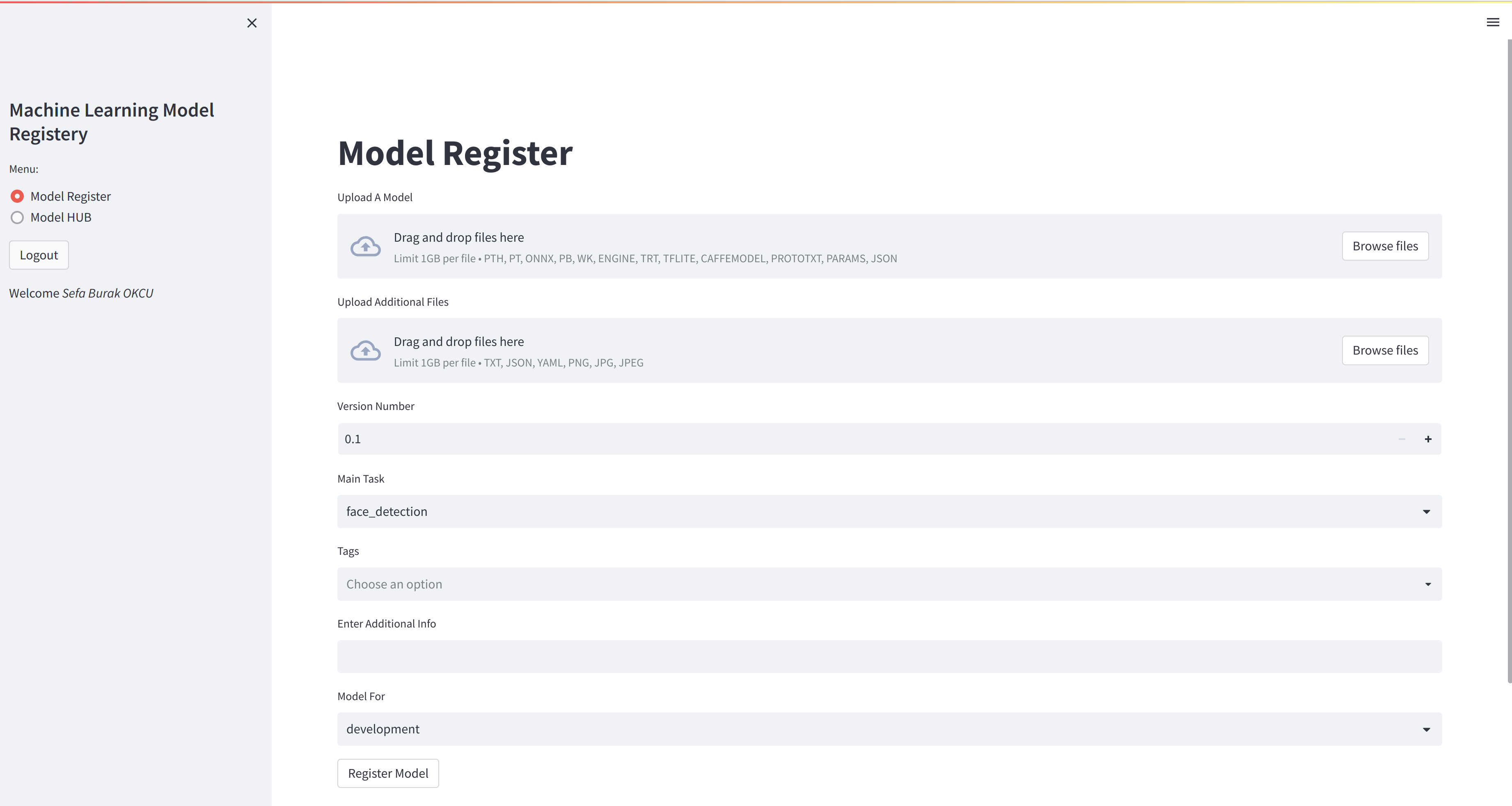 Machine Learning Model Registry