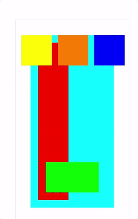 Visual debug view of layout constraints and stacking constraints