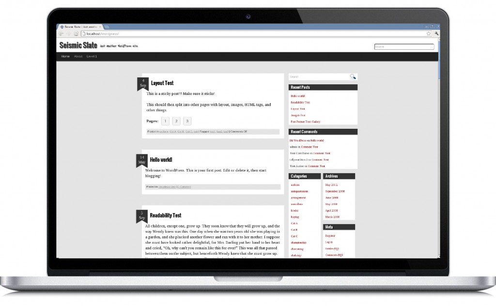 GitHub - seismicthemes/seismic-slate: The Seismic Slate WordPress theme