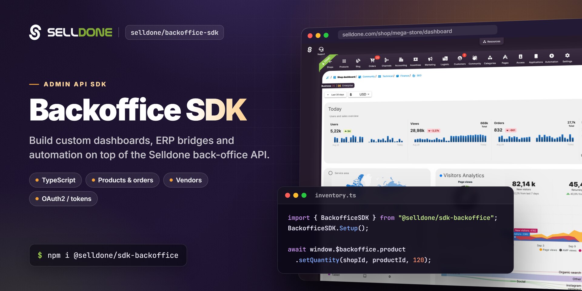 Selldone Backoffice SDK