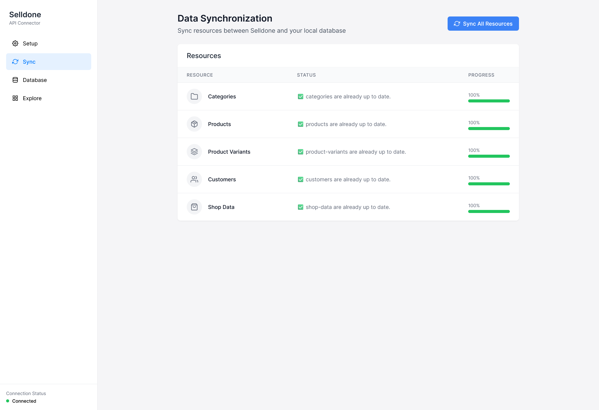 Sync Data