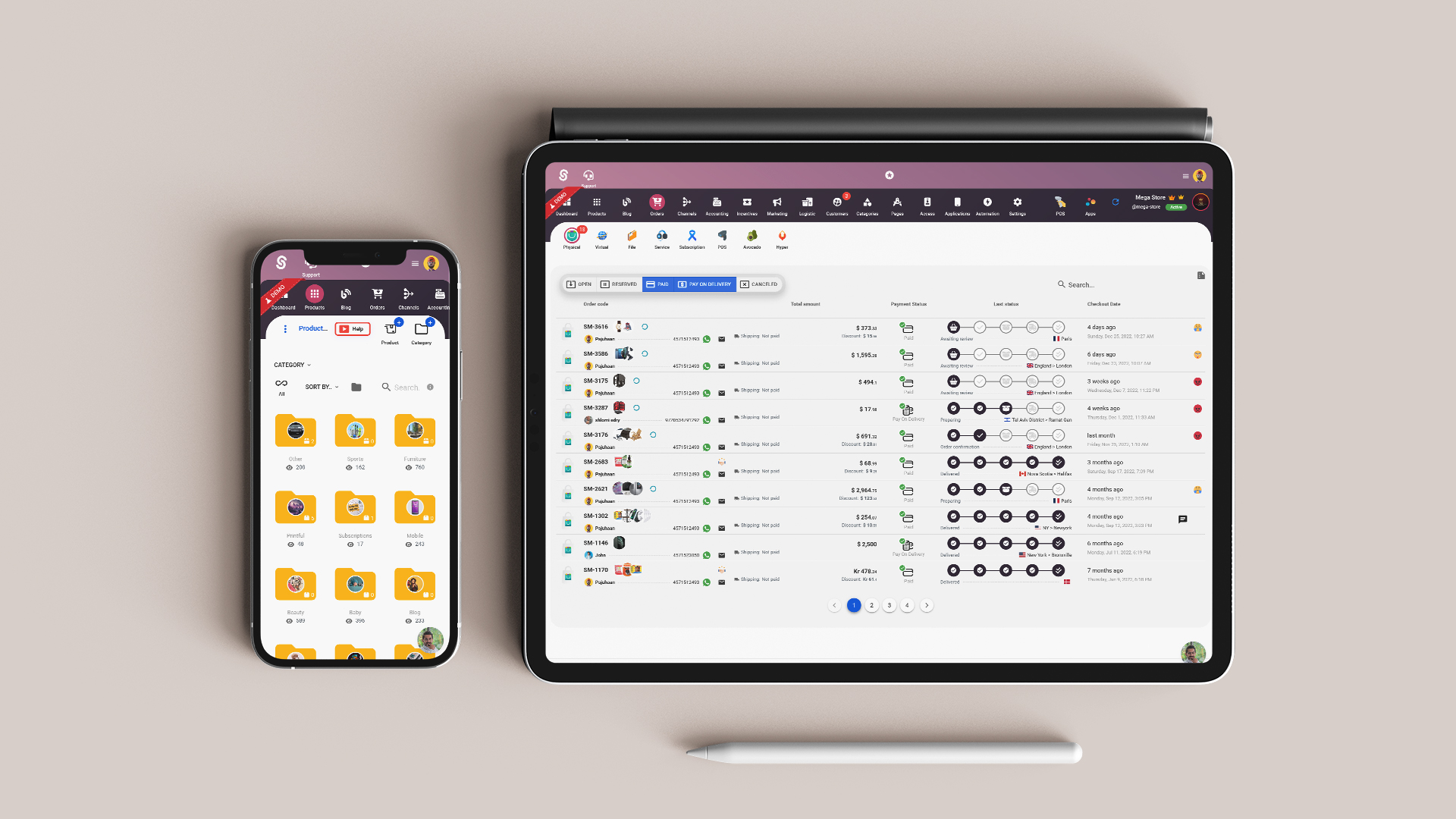 A storefront built with Selldone components and the Storefront SDK