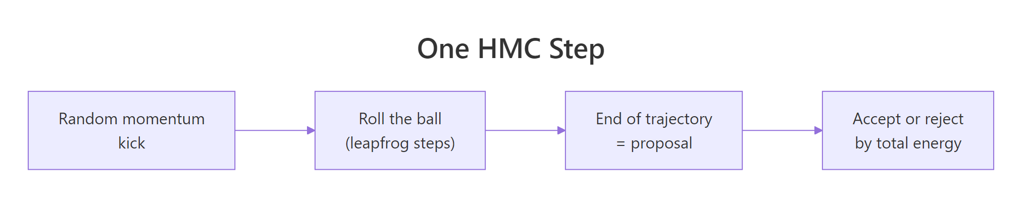 One HMC step