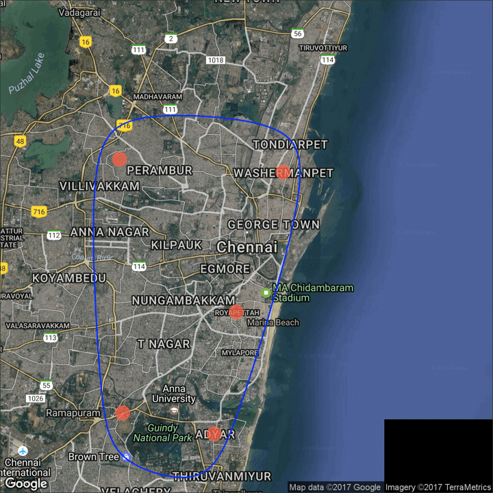 Google Hybrid Map in Ggplot2 Ggmap