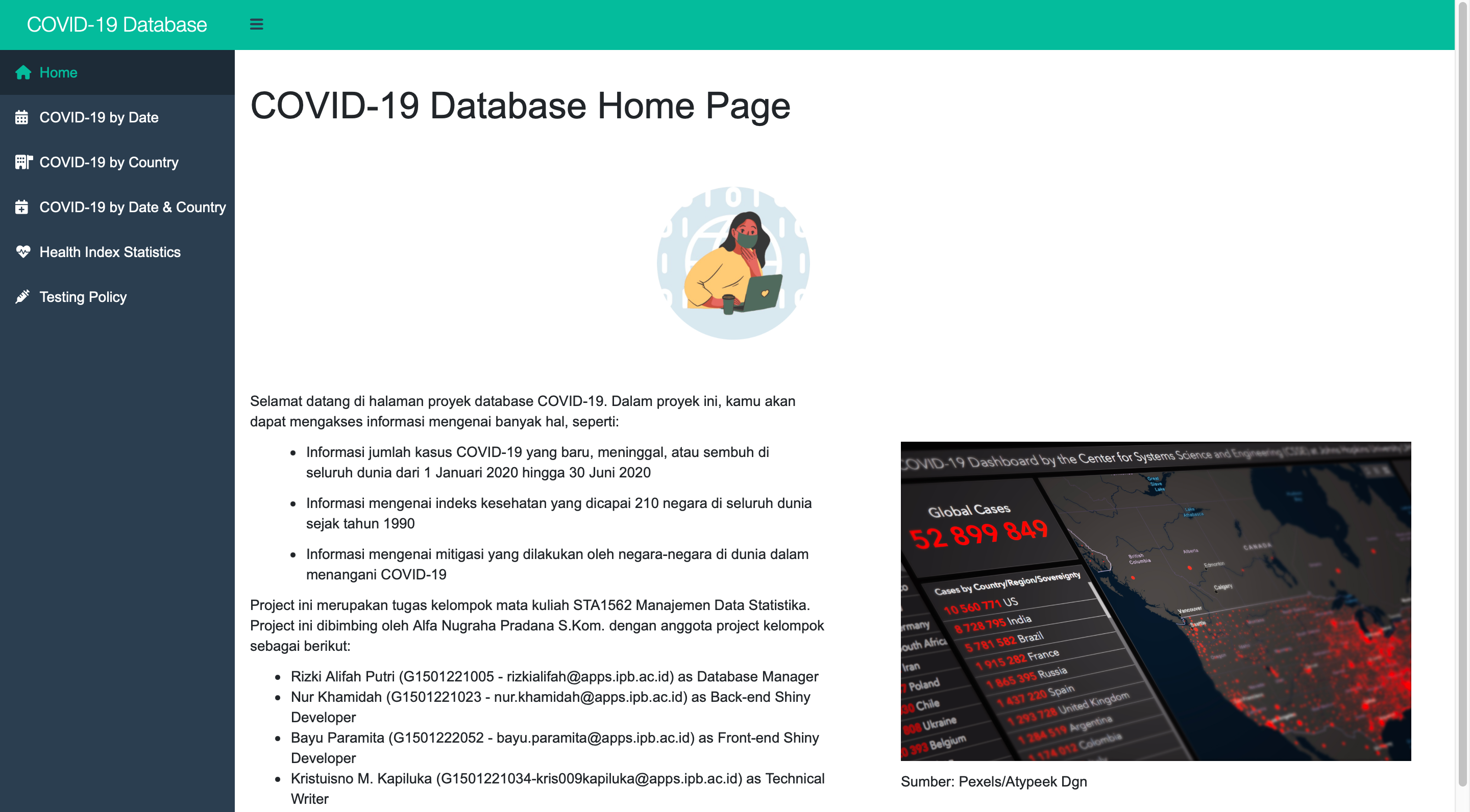 GitHub - semangat-45/DatabaseProject_Covid-19