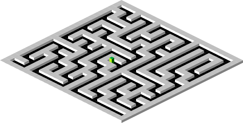 Isometric maze