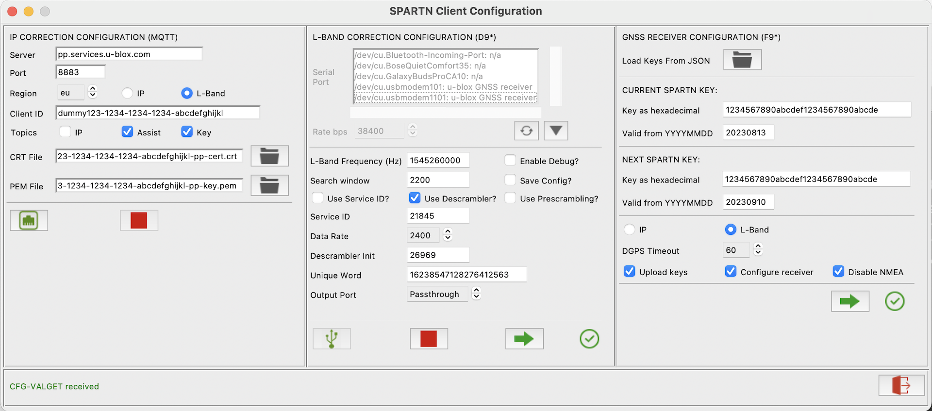 spartn config widget screenshot