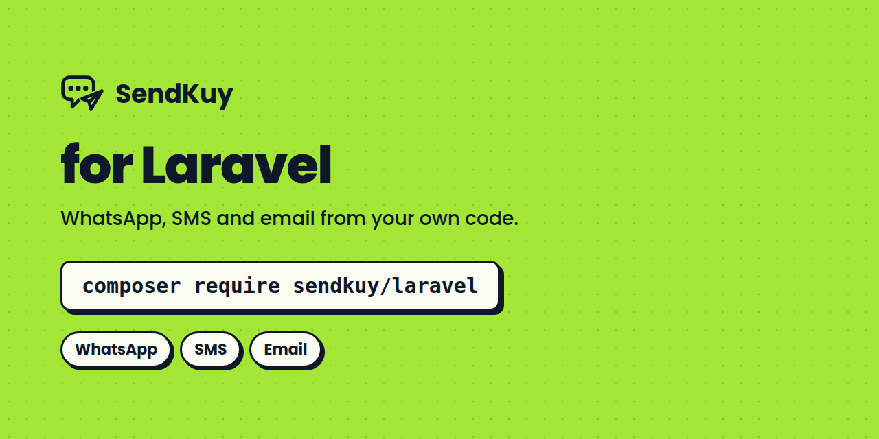 SendKuy for Laravel