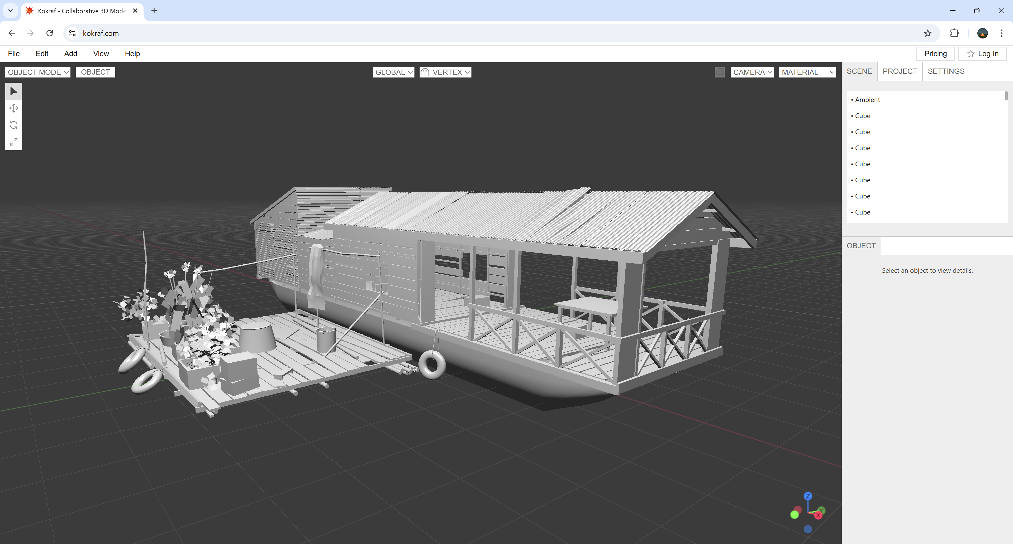 Kokraf – 3D Modeling Demo