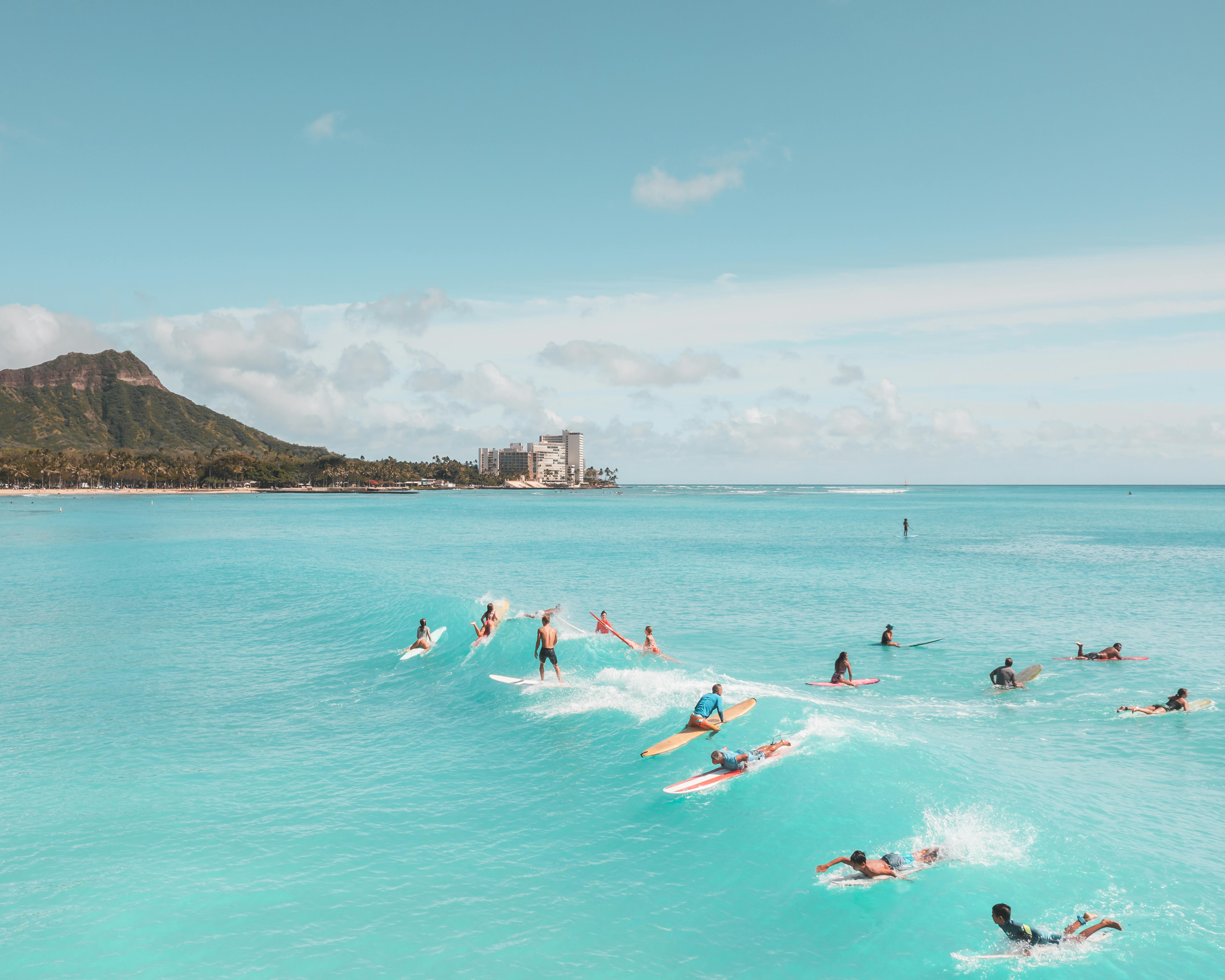 Surfing lesson Honolulu private coaching