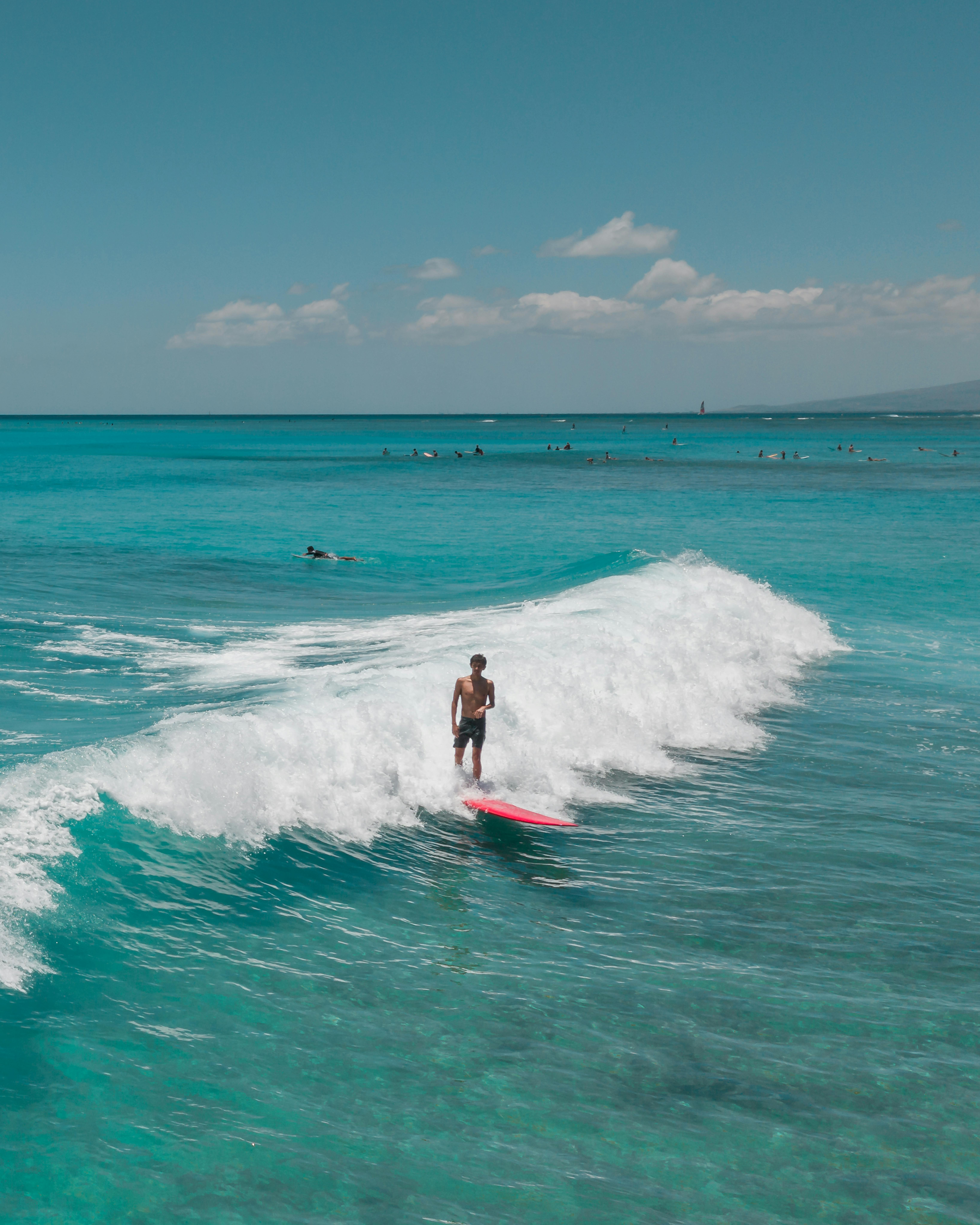 Surfing lessons Hawaii instructor