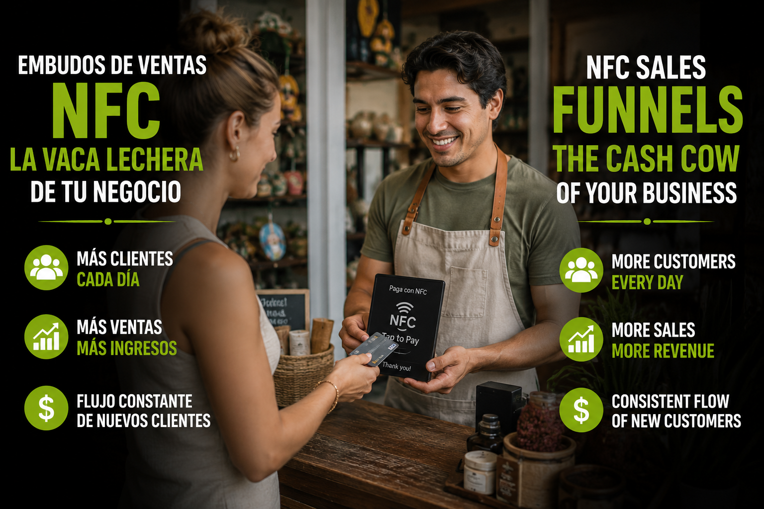 Resumen del sistema de embudo de ventas NFC en Costa Rica