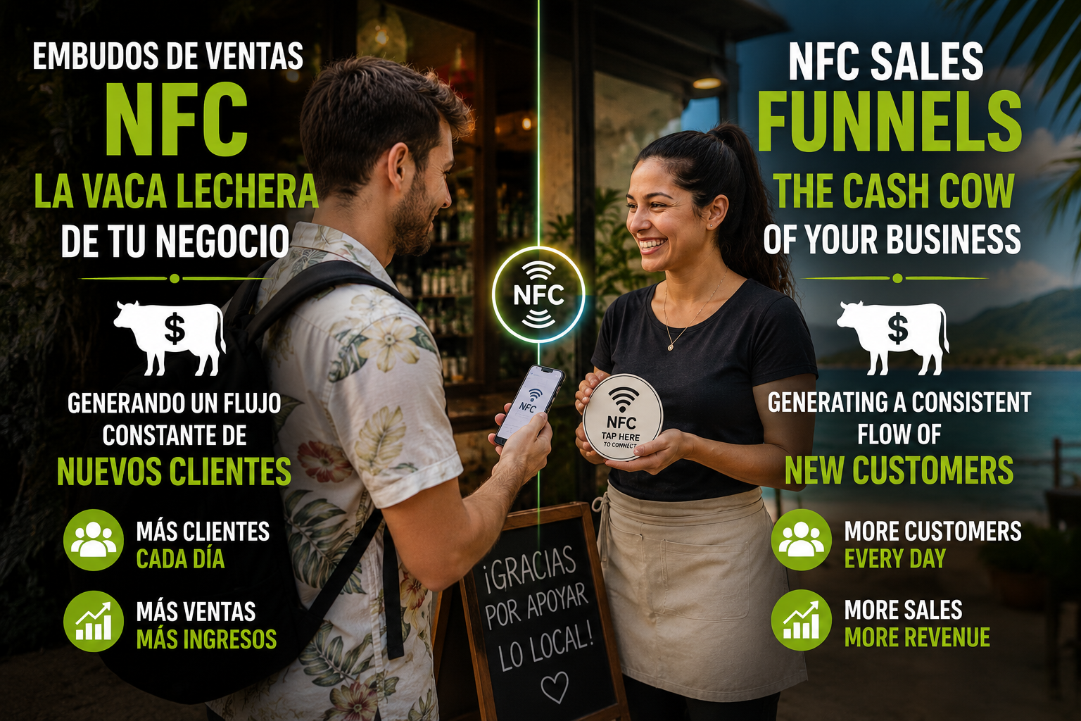 Tarjeta NFC para captar clientes en Costa Rica con un toque