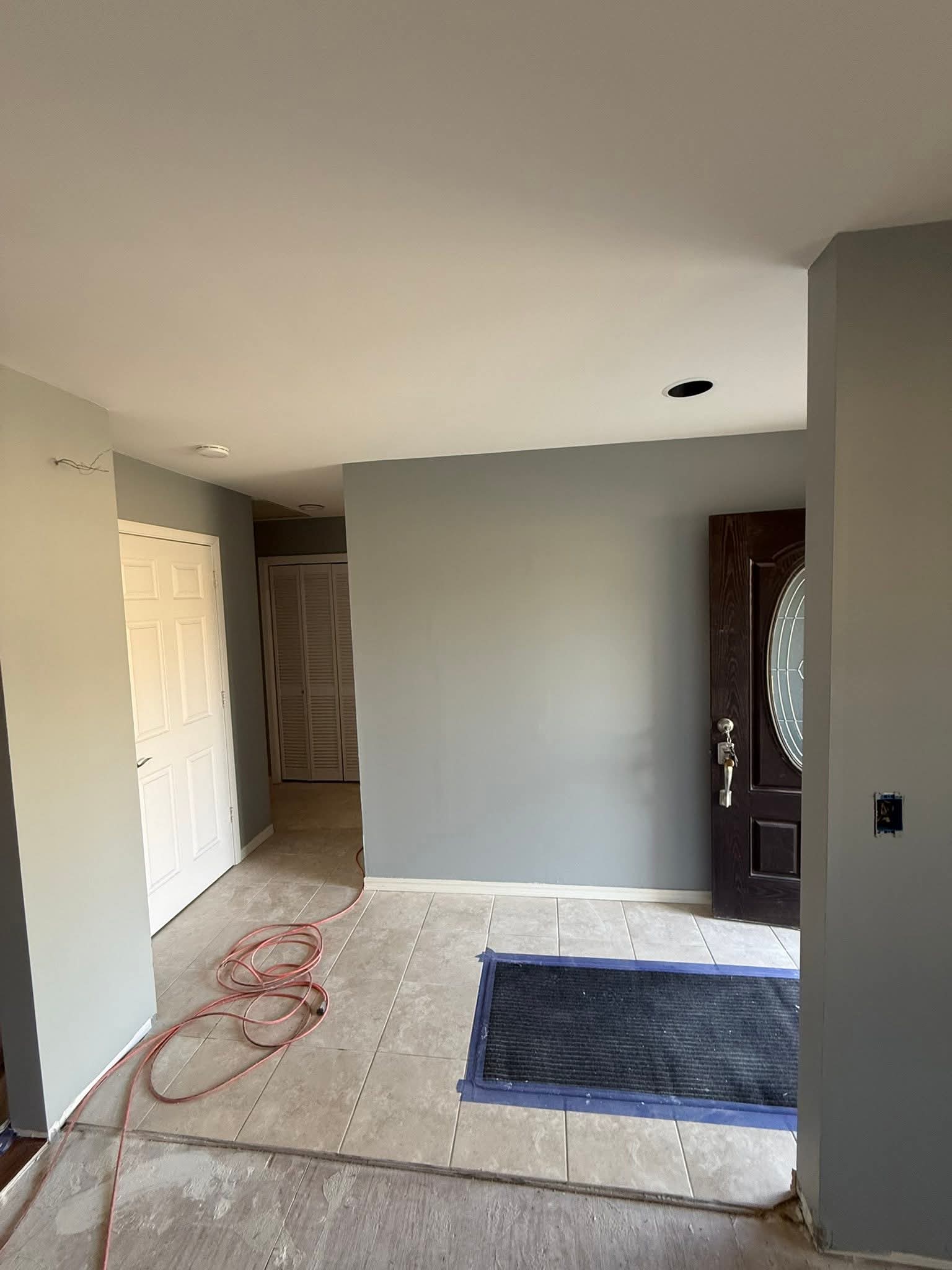 Denver painting company — interior living room repaint
