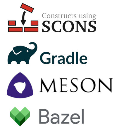 Лого SCons, Gradle, Meson, Basel