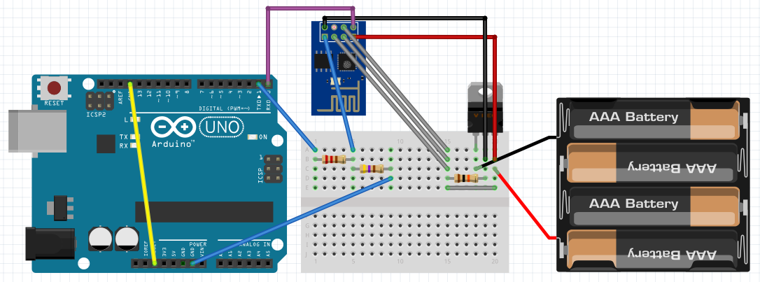 arduino-ttl-bridge schematic