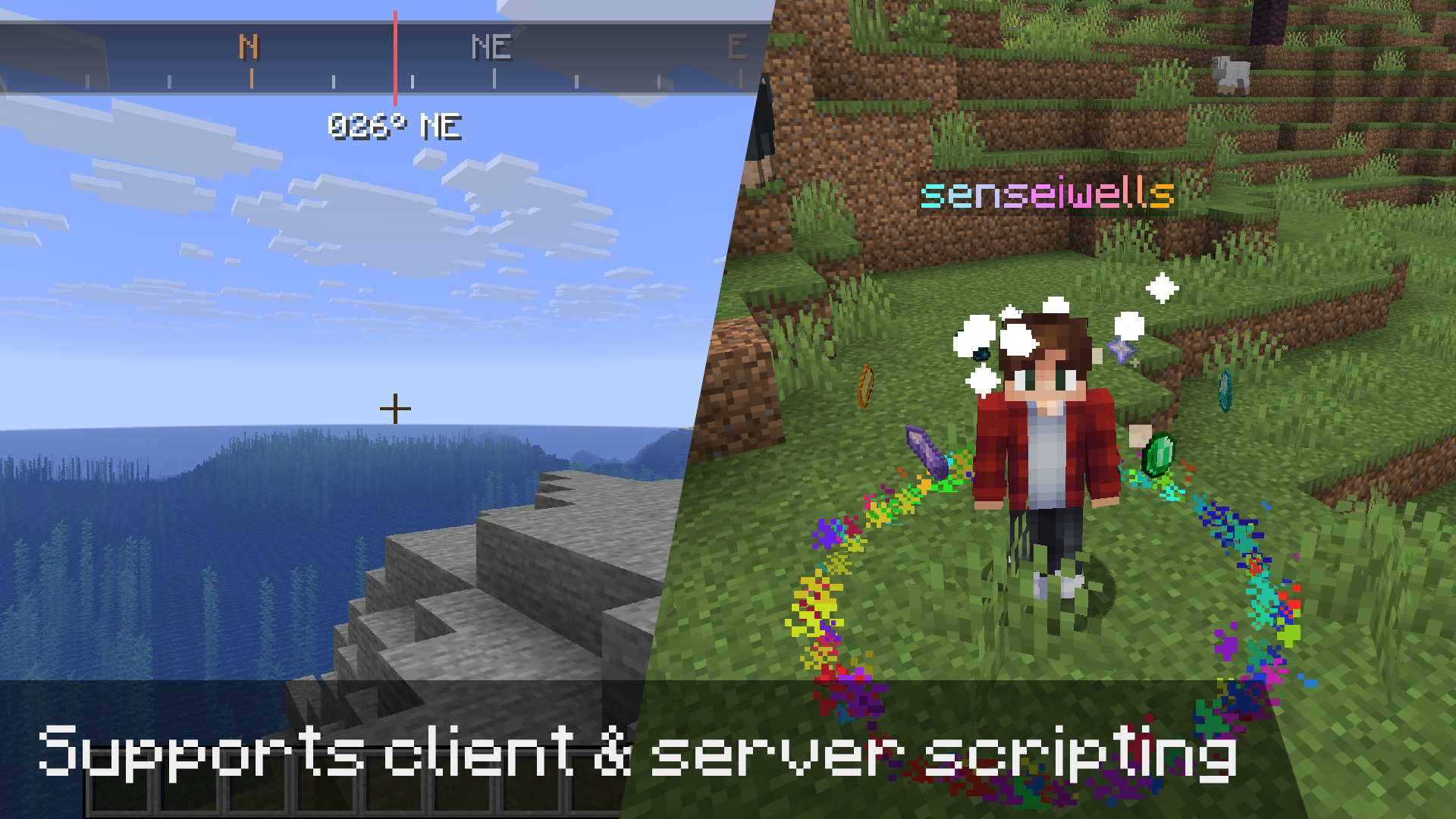 Examples of client & server scripts in action