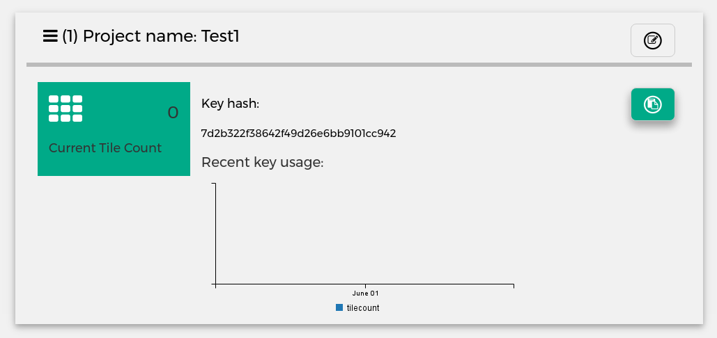 Copy a key to the clipboard