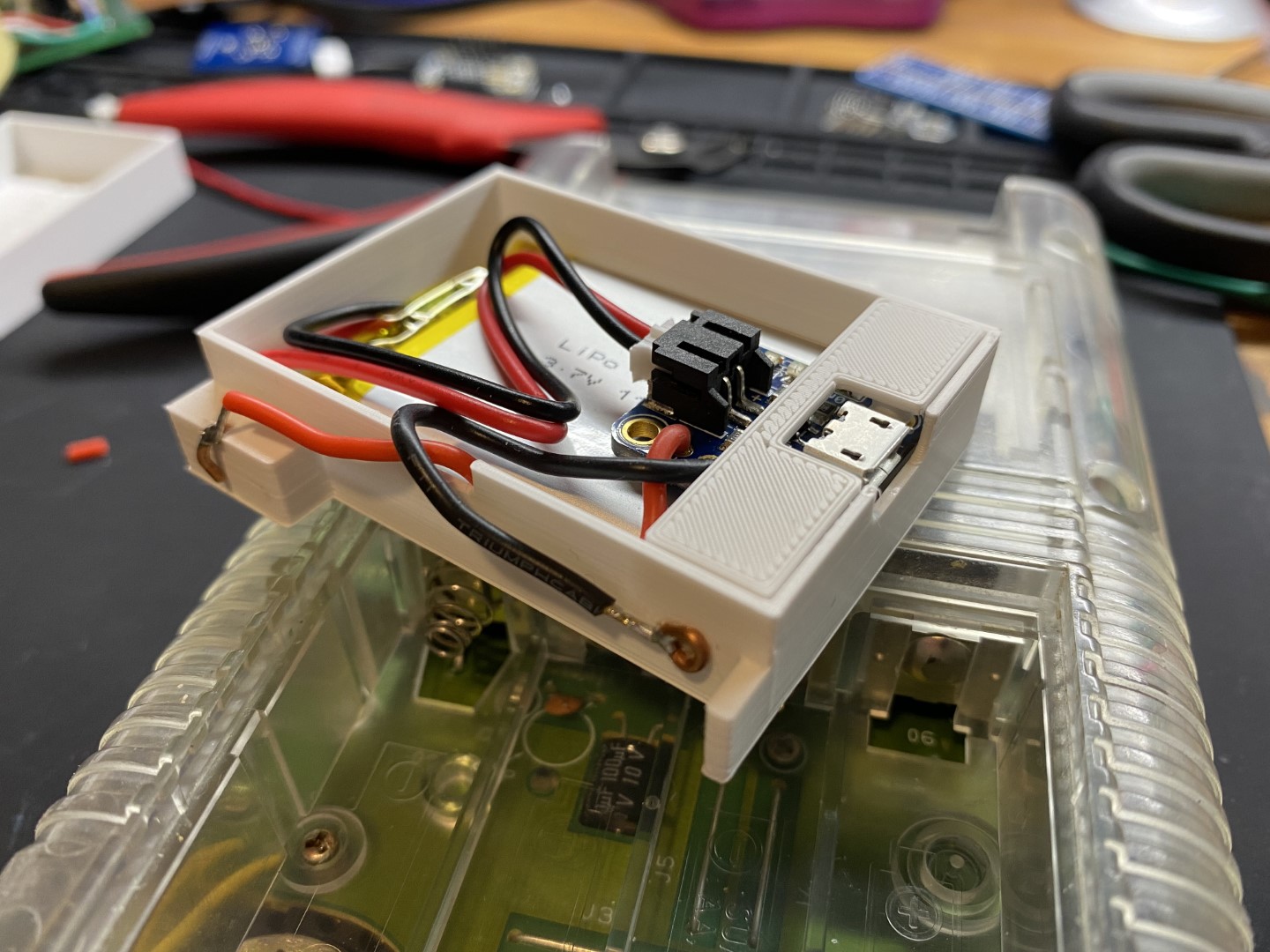 Wiring for the Gameboy LiPo Battery