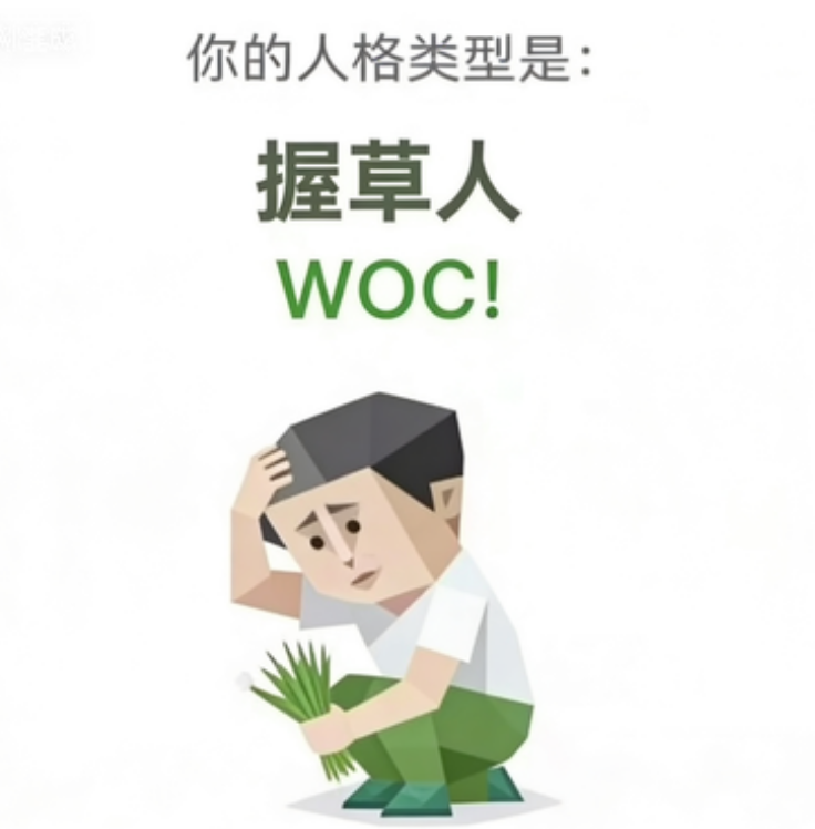 SBTI WOC! 握草人