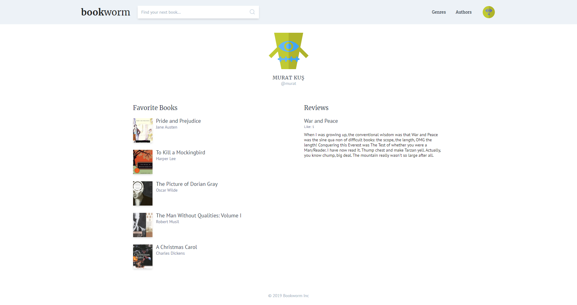 Profile Page