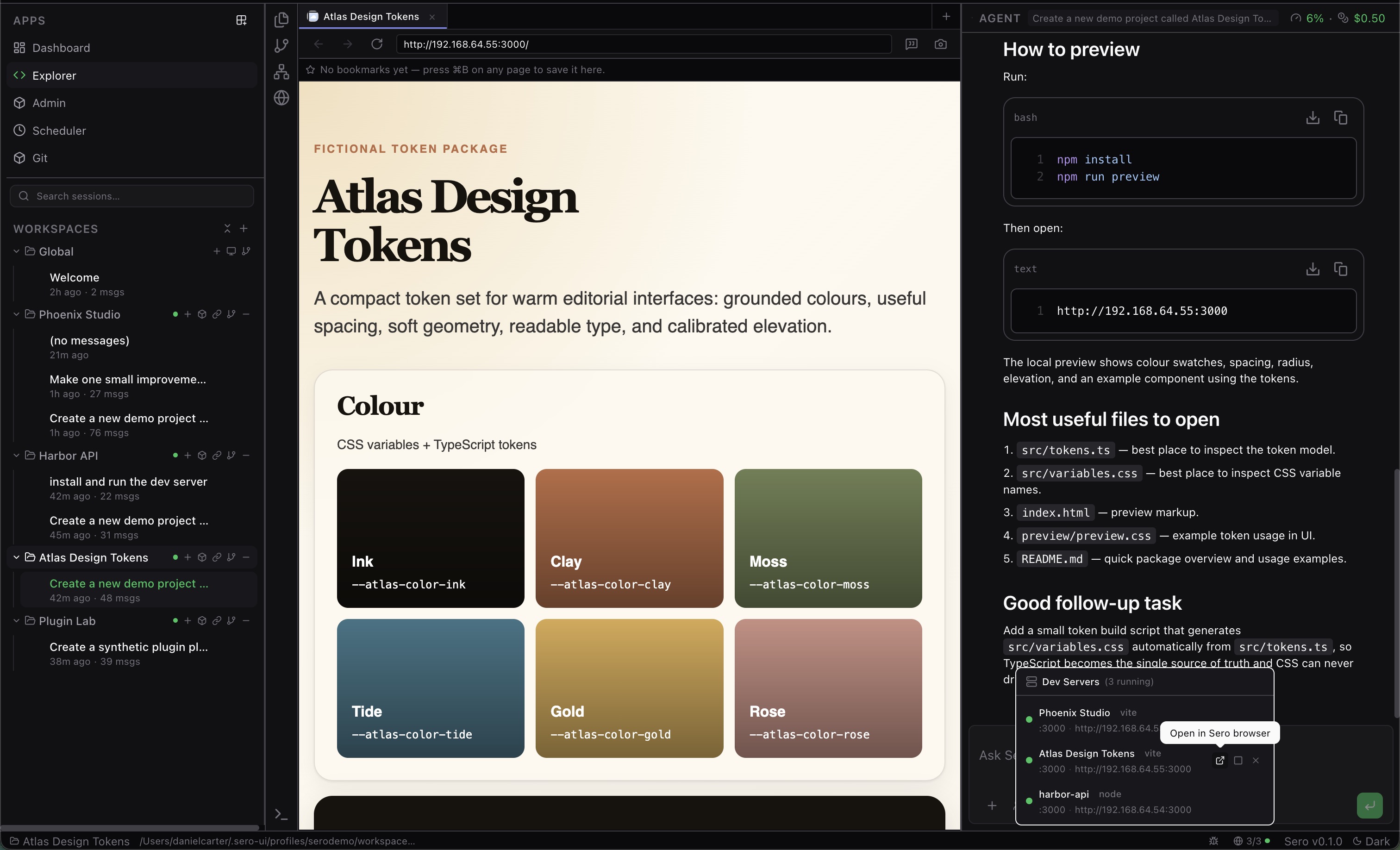 Explorer browser