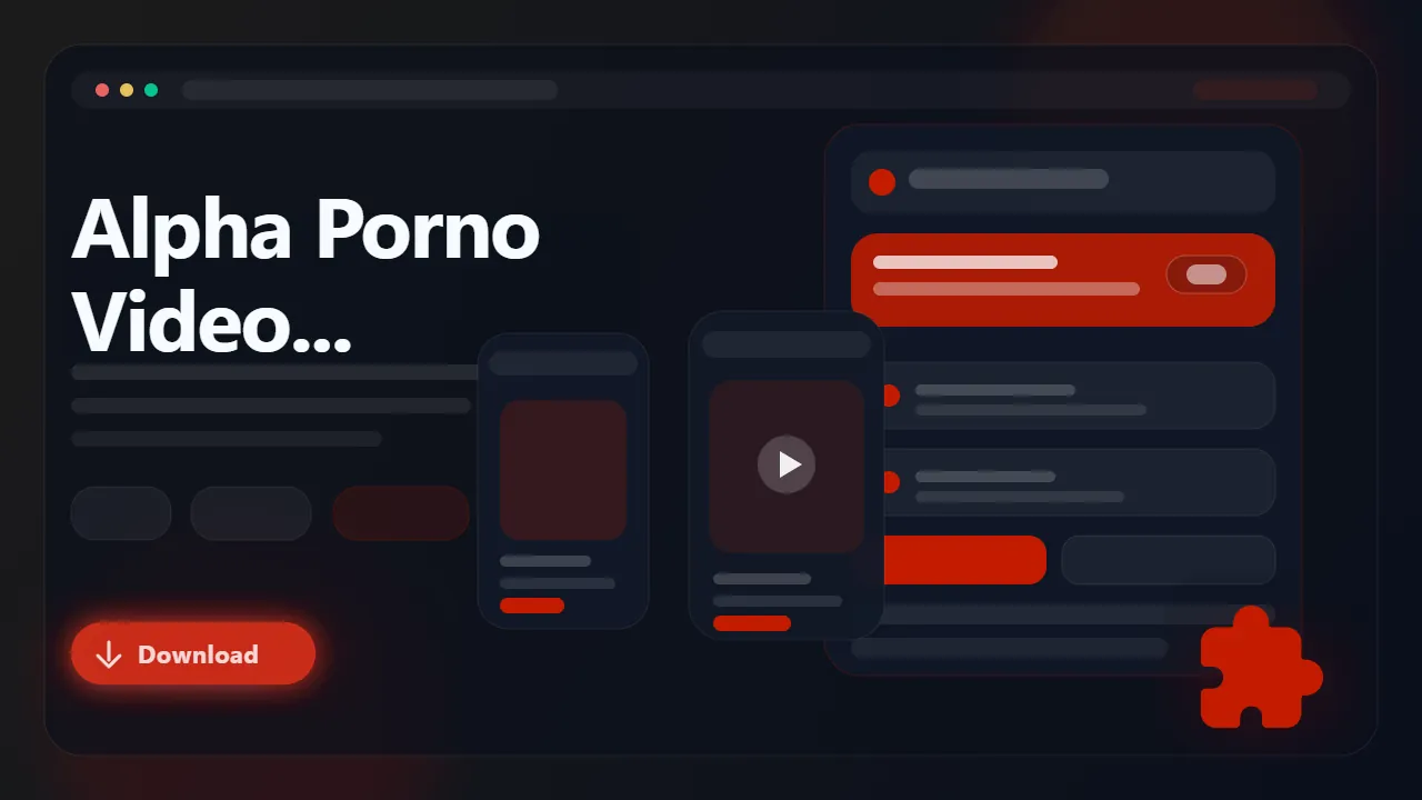 AlphaPorno Downloader workflow preview