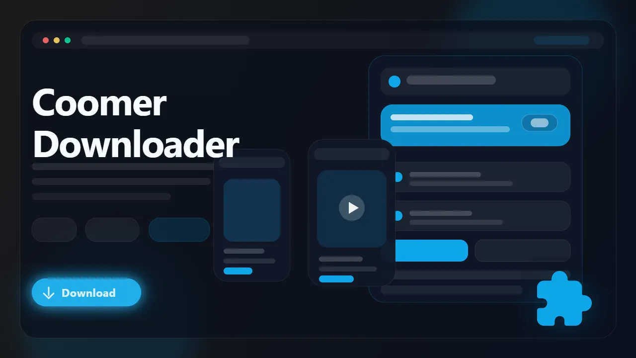 Coomer Downloader workflow preview