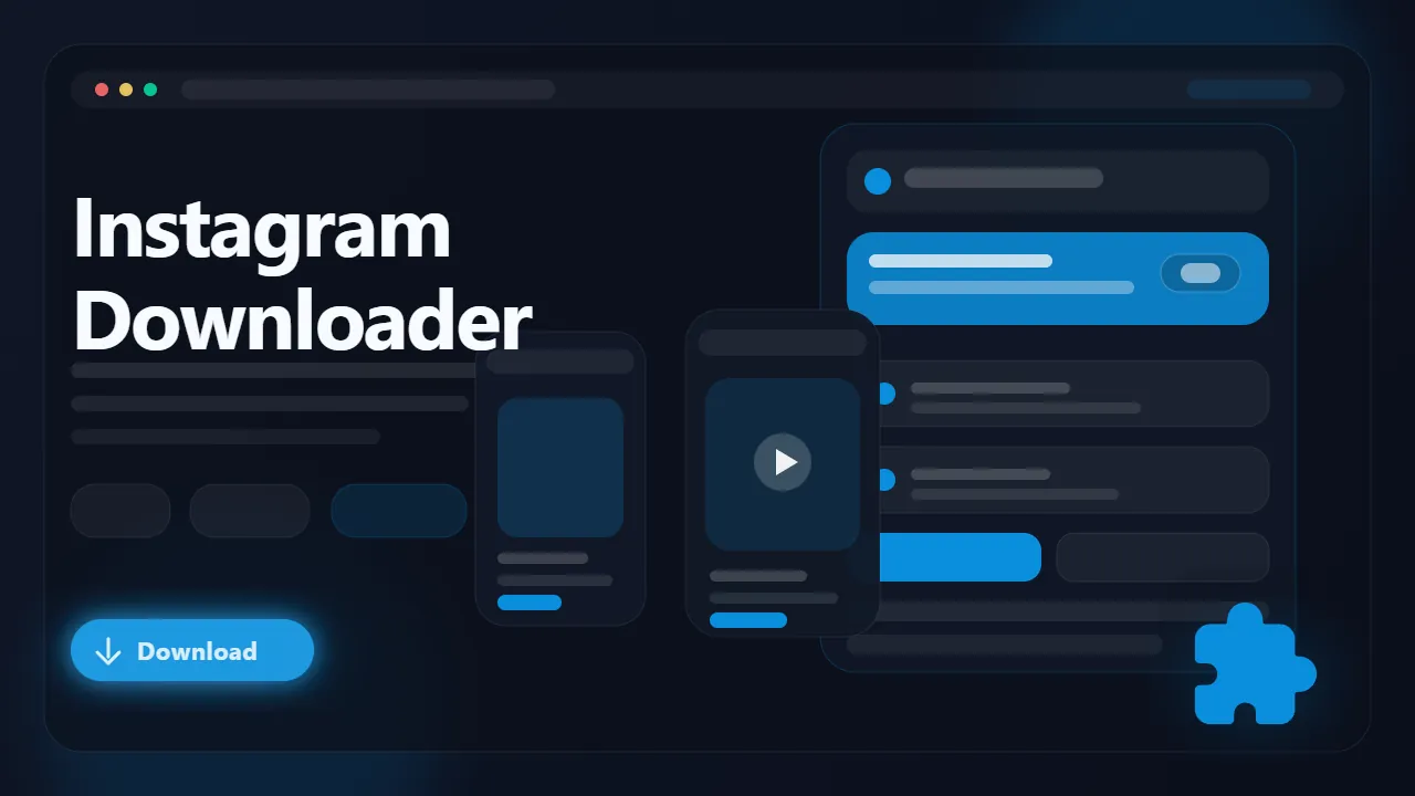 Instagram Downloader workflow preview