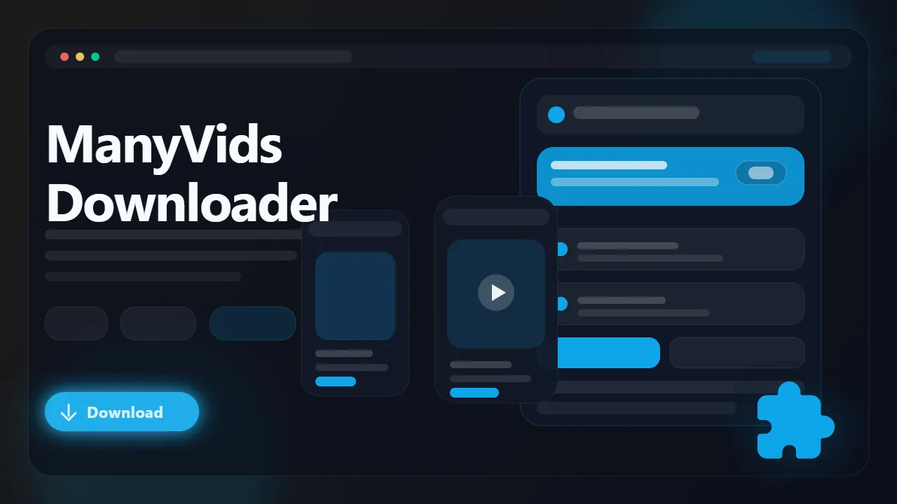 ManyVids Downloader workflow preview