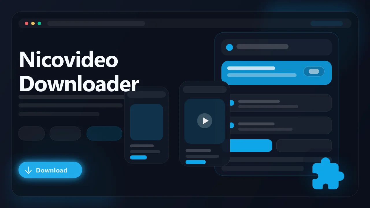NicoVideo Downloader hero image