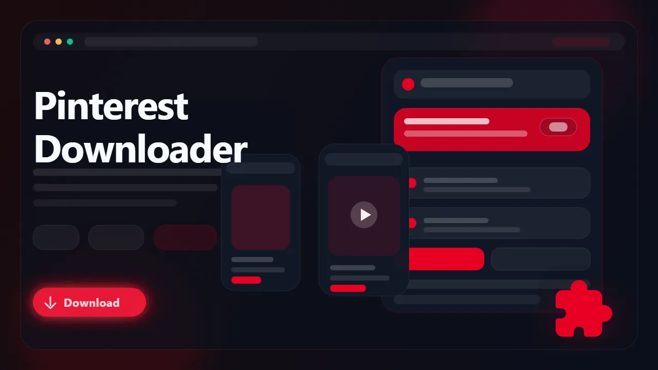 Pinterest Downloader workflow preview