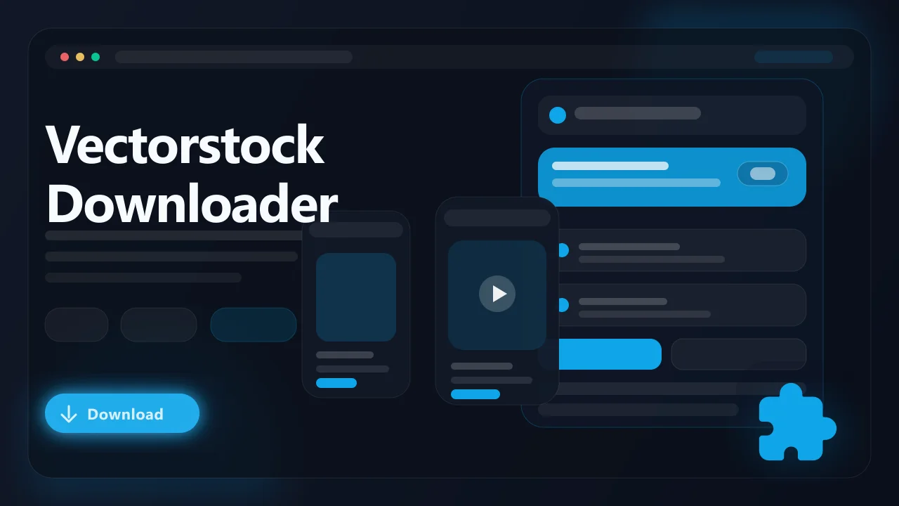 VectorStock Downloader hero image